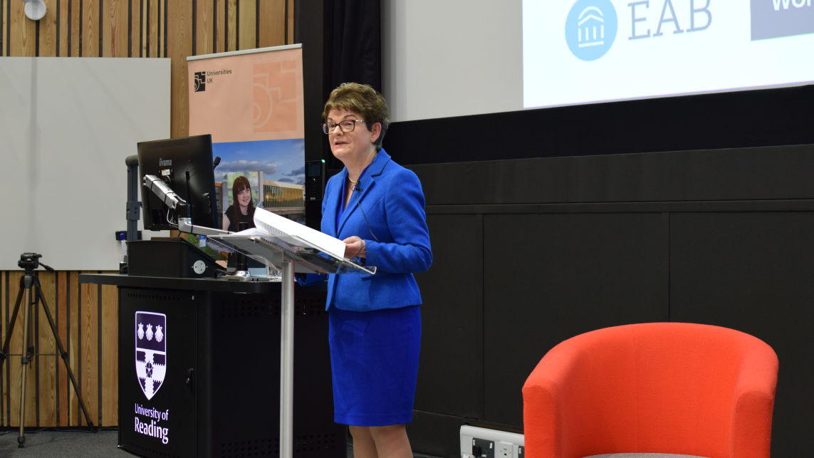 Professor Sally Mapstone DBE, President of Universities UK speaking at the UUK Annual conference 2024