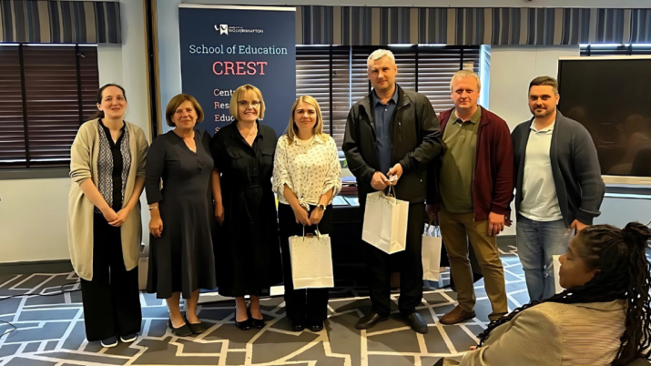 Colleagues from the twinning collaboration between Nizhyn Mykola Gogol State University and the University of Wolverhampton