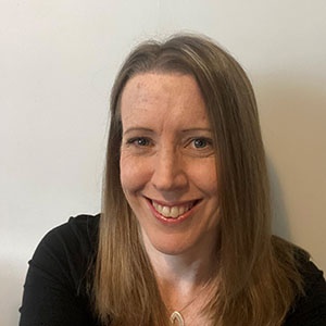 Jo Hindle smiling