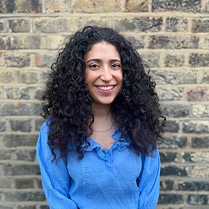 Naomi Abayasekara smiling