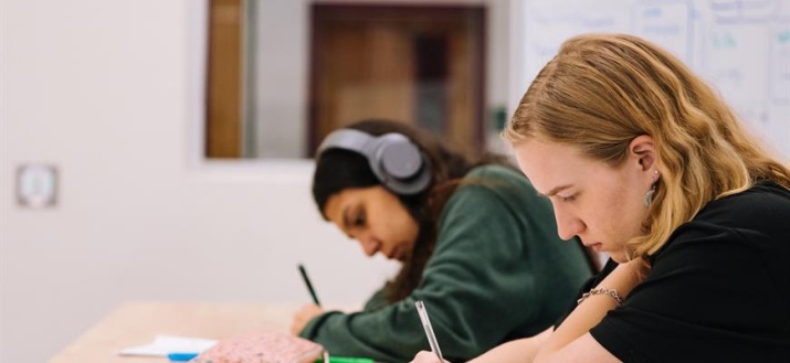 students in class
