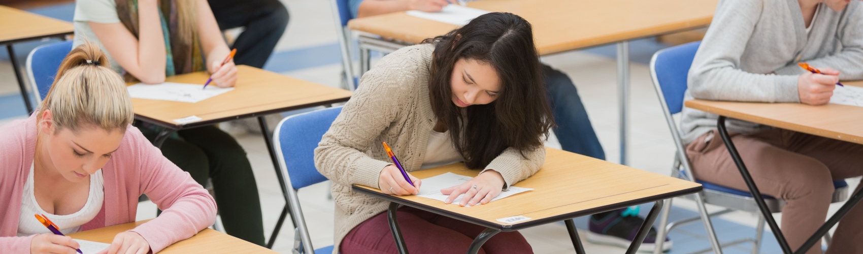 Students in exam hall