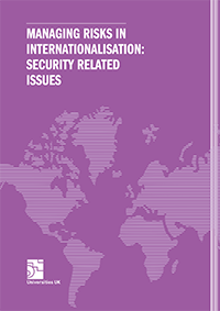 Cover of 'Managing risks in Internationalisation: Security related issues'