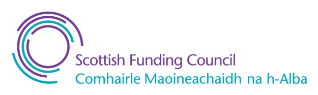 logo Scottish funding council